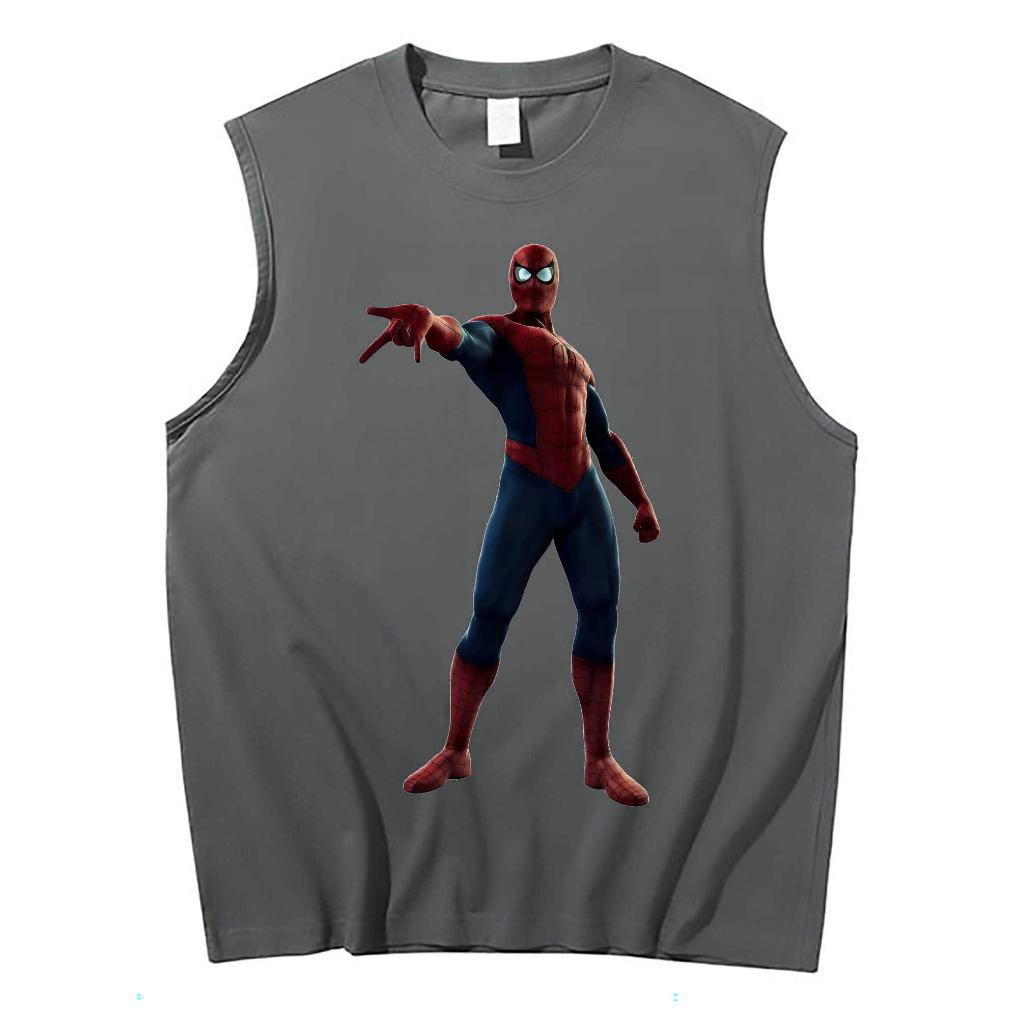 Spider Man スパイダーマン コットン100％タンクトップ（フロントプリント）